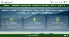 Desktop Screenshot of fourcirclesrecovery.com