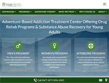 Tablet Screenshot of fourcirclesrecovery.com